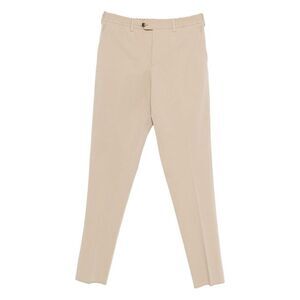 LARDINI Men's Modern Tailored Smart Casual Trousers Men Beige Pants